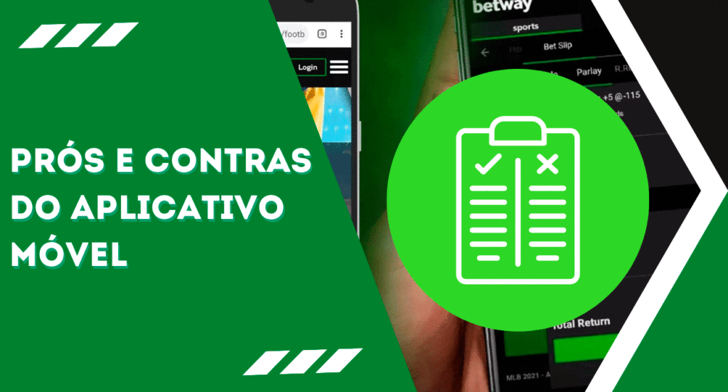 O aplicativo móvel da Betway tem seus prós e contras